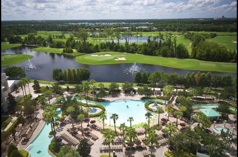 Hilton Orlando Bonnet Creek Orlando, FL pool and golf course